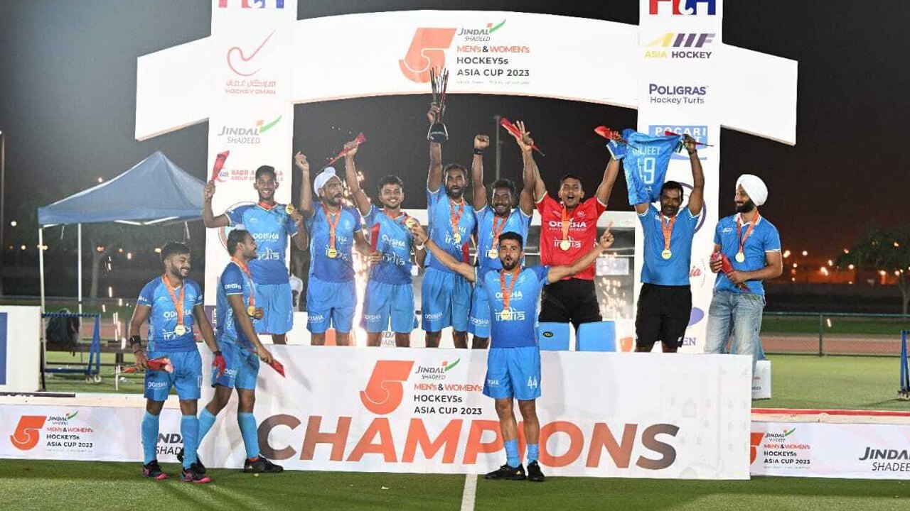 Indian hockey team beat Pakistan in hockey5s Asia cup 2023 and qulified for hockey5s world cup next year