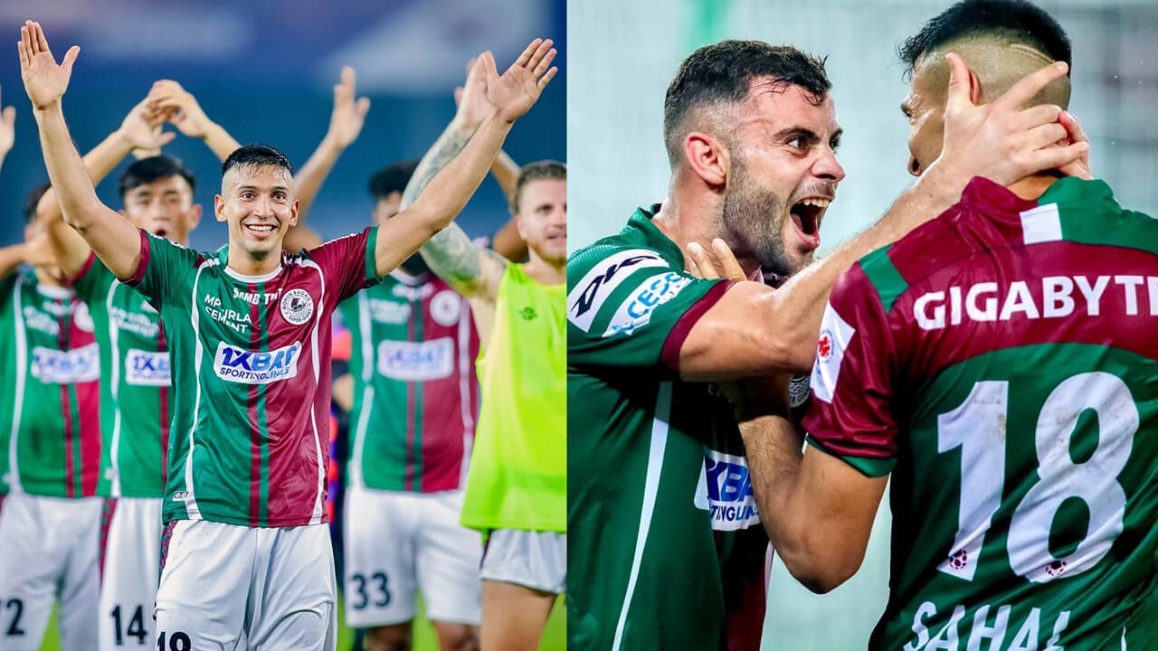 Mohunbagan Super giants beat Bengaluru Fc by 1-0 goals in isl 2023-24 group stage Hugo boumous shines for mbsg tonight
