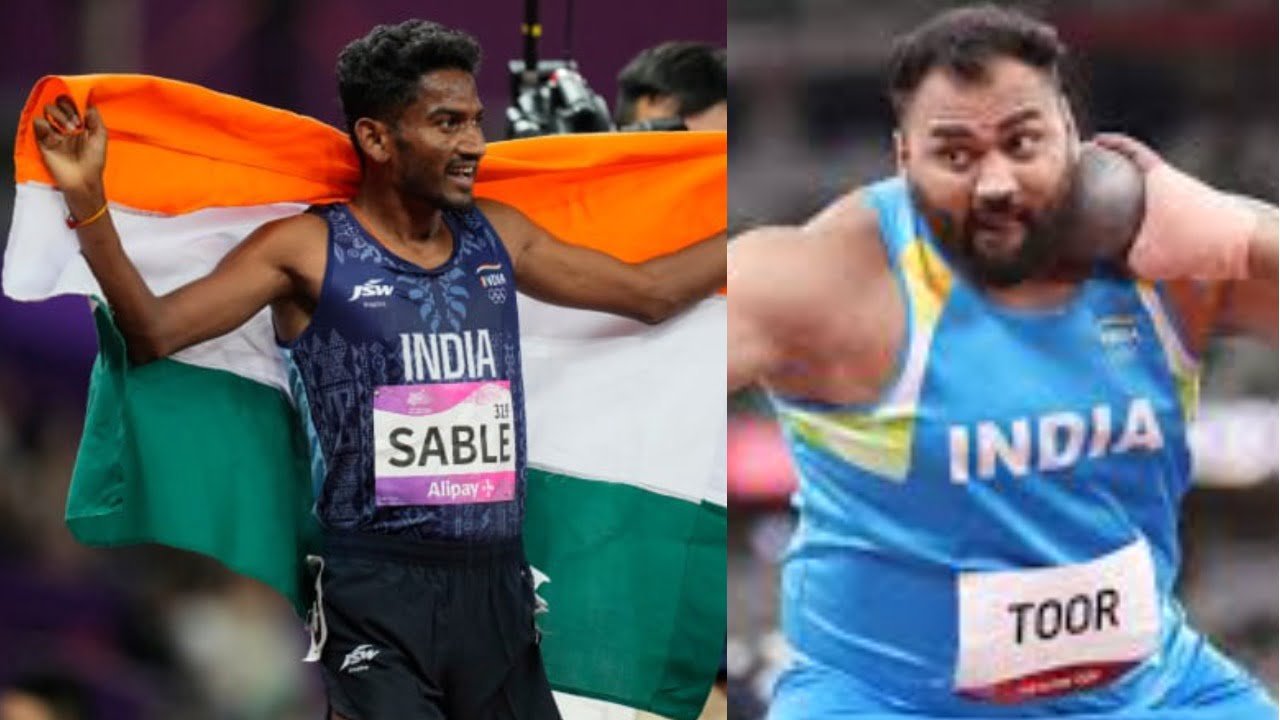 Asian Games 2023 India Avinash Sable win Gold medal in 3000m Steeplechase and Tajinderpal Singh Toor won the Gold in the Men shot Put