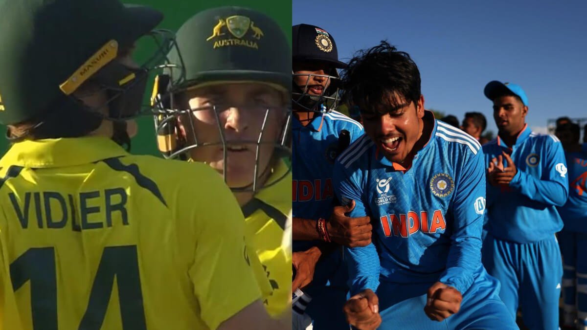 Australia U19 team beat Pakistan U19 team by just 1 wickets on a nail bitting semifinal in Icc u19 world cup 2024 final Ind u19 vs Aus u19